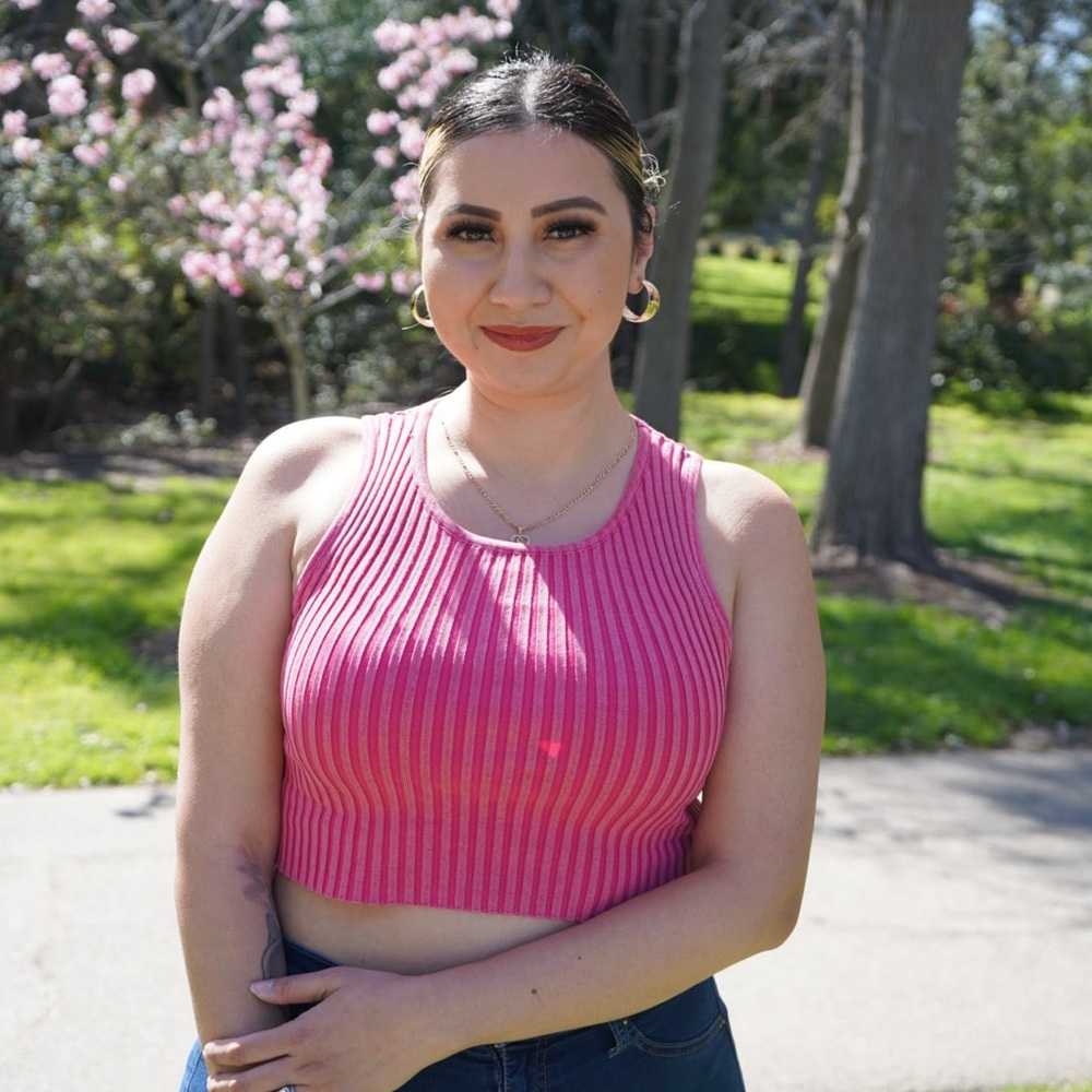 Pink top